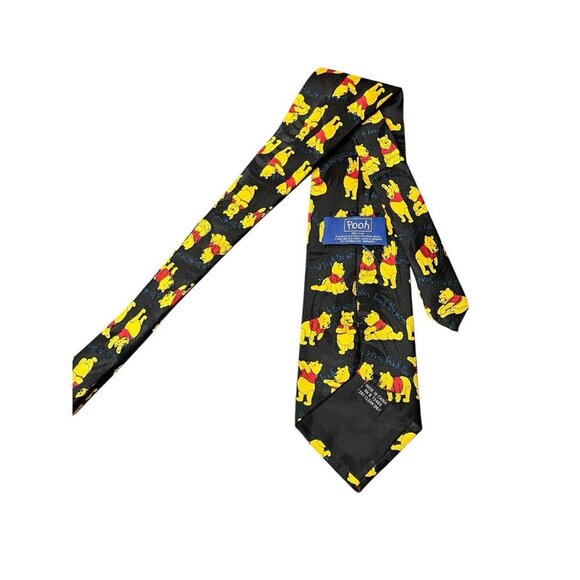 Pooh Men's Neck Tie Pooh Bear Disney Mens 4" x 62" Kids Theme Winnie the Pooh - Picture 5 of 8